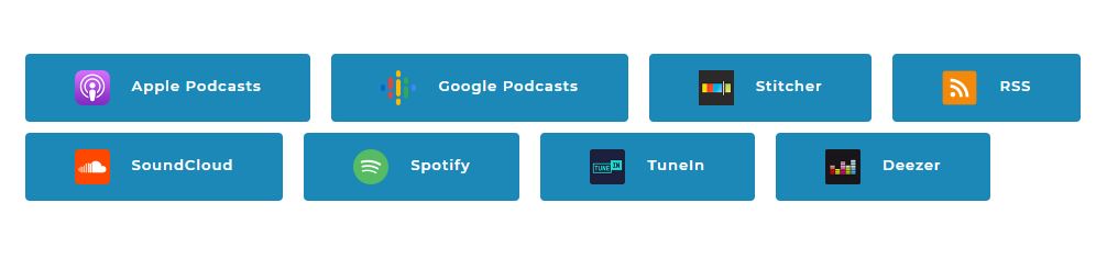 Podcast Subscribe Buttons inline